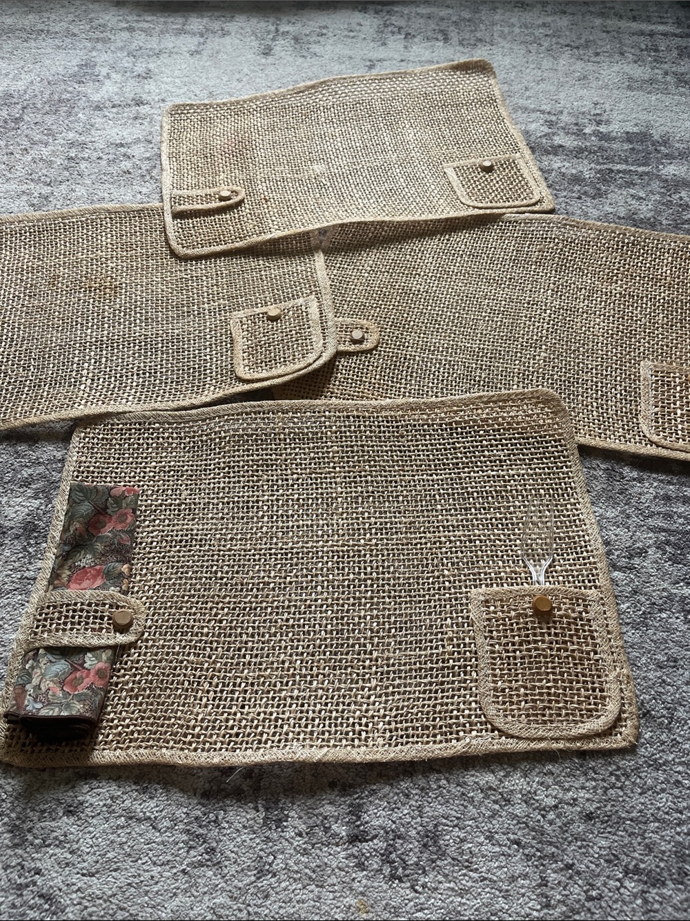 Natural Jute woven place mats